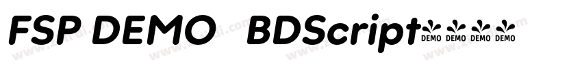 FSP DEMO   BDScript字体转换
